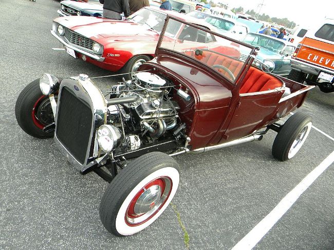 hot rod at long beach swap meet